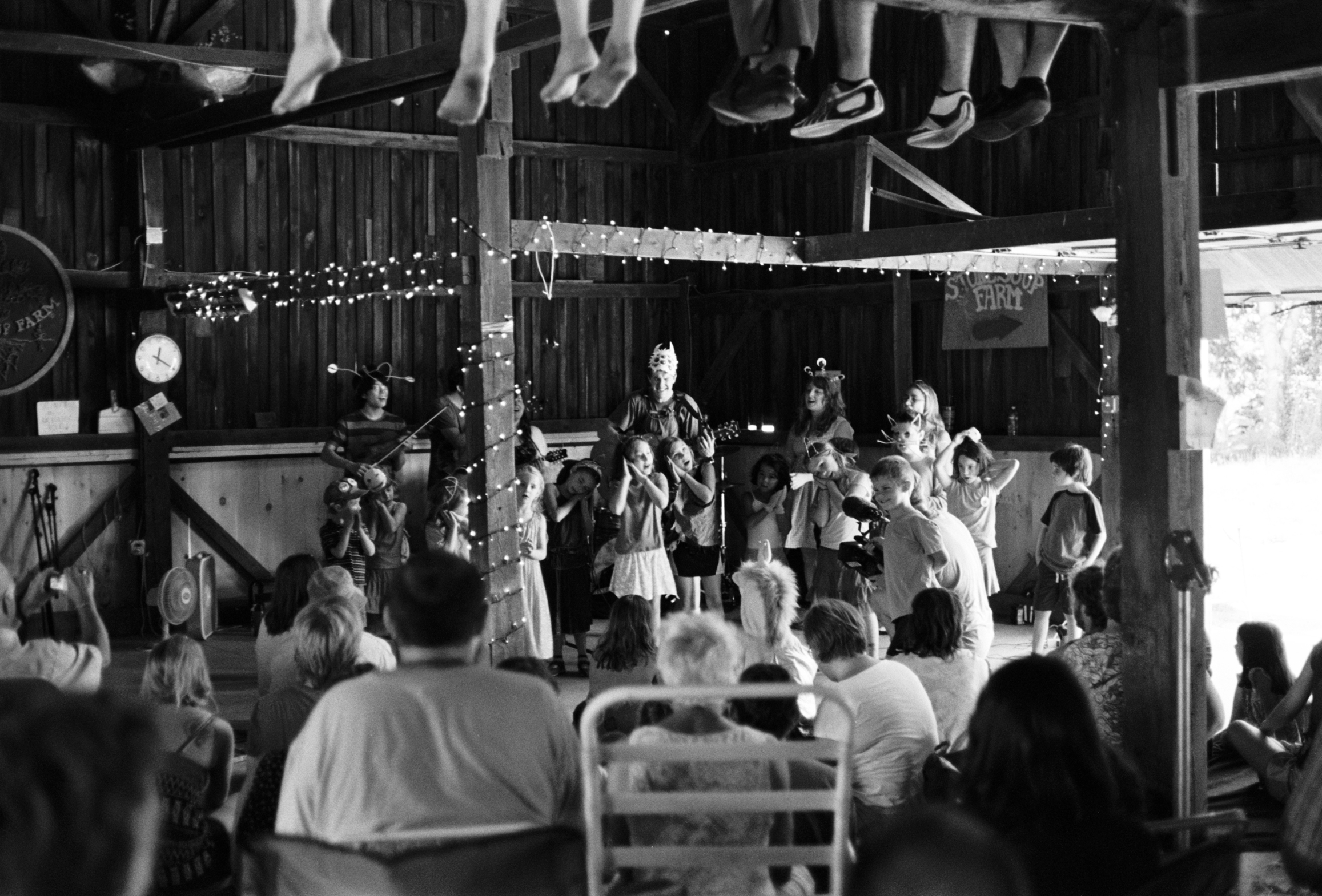 Inside the Blue Barn in 2012