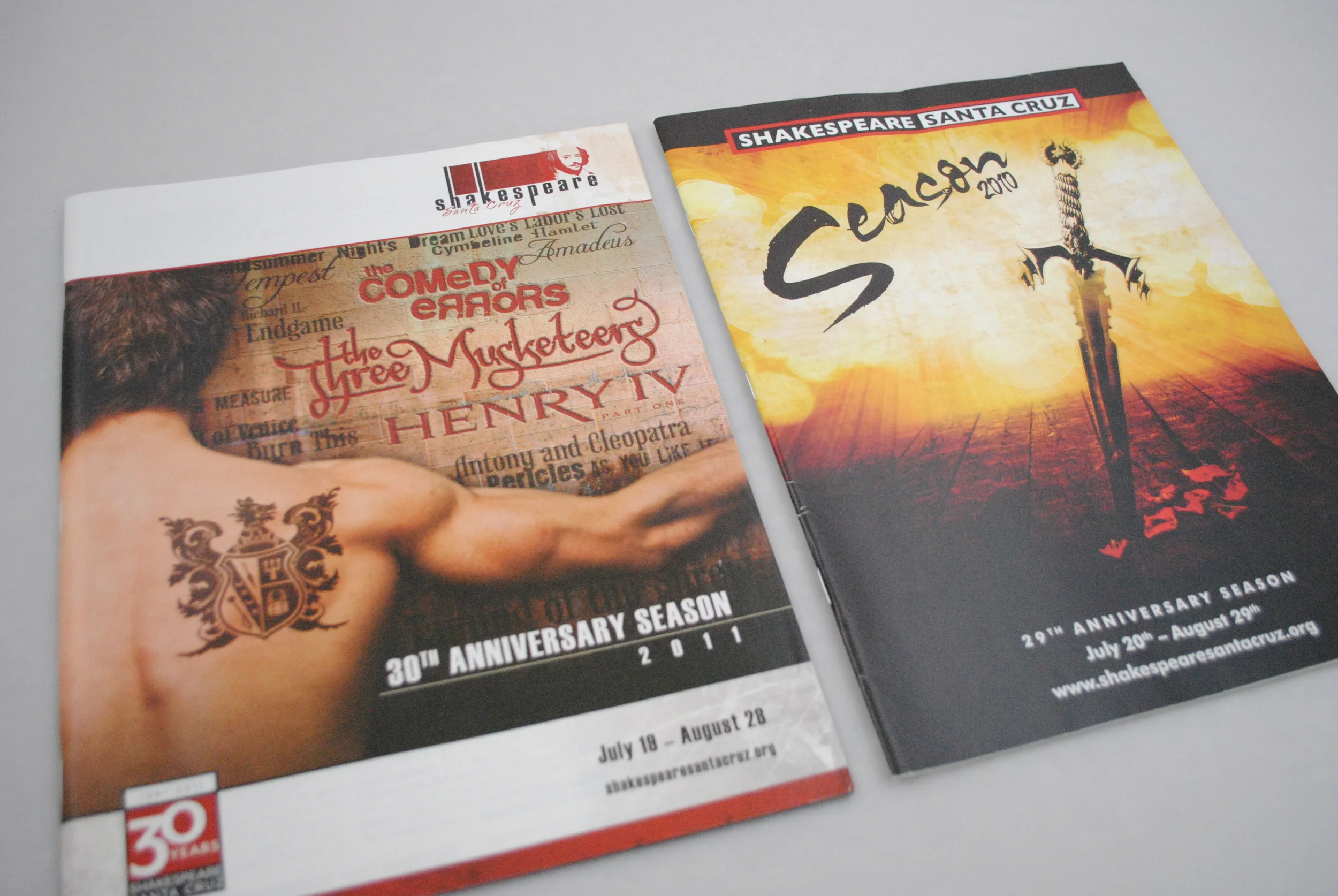 Shakespeare Santa Cruz Seasons