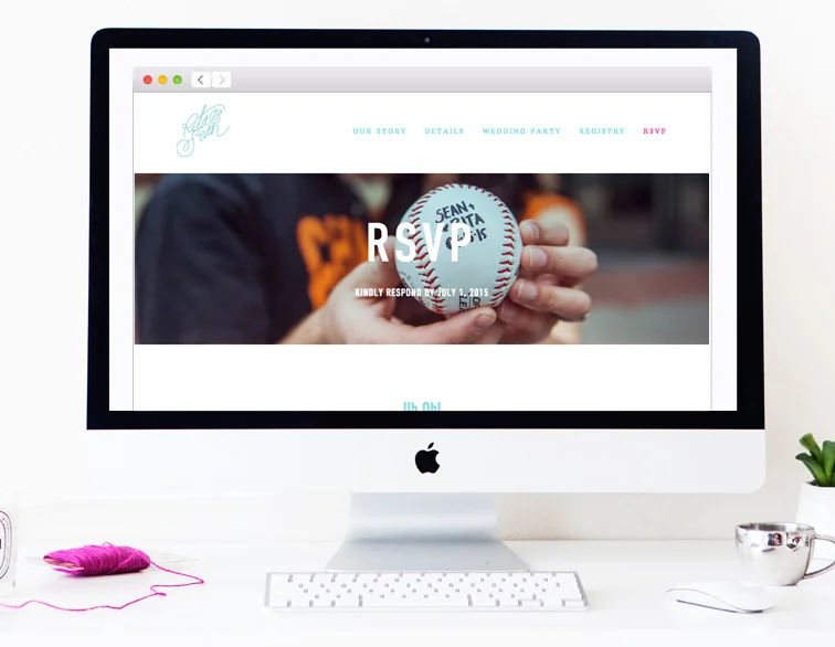 Rita + Sean Wedding Website - RSVP