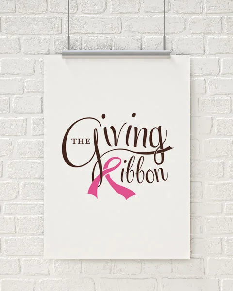 The Giving Ribbon Logo