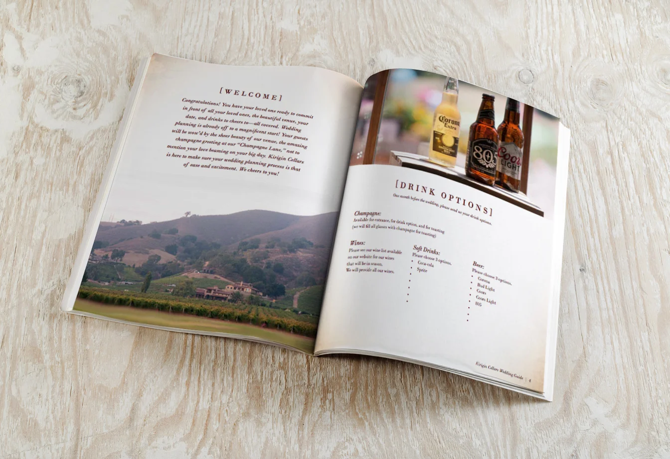 Kirigin Cellars Event Conceptual Guide