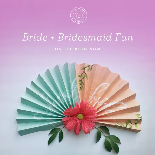bridal fan designs