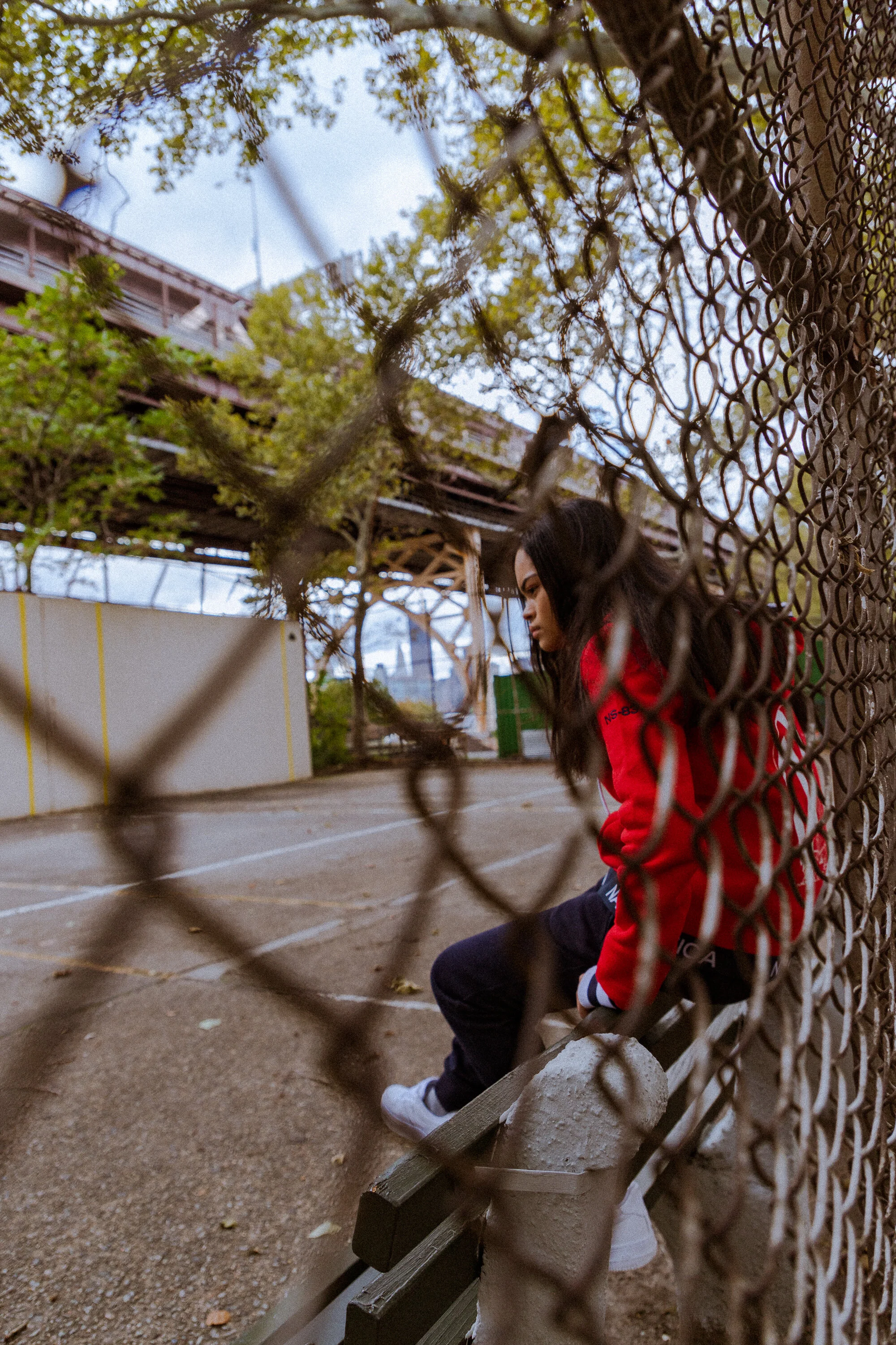 On set with Kierra Luv.