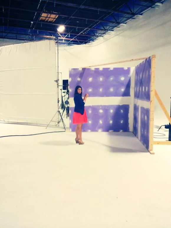 Video shoot with National Gypsum's Ask for PURPLE campaign featuring DIY Network's Anitra Mecadon. 