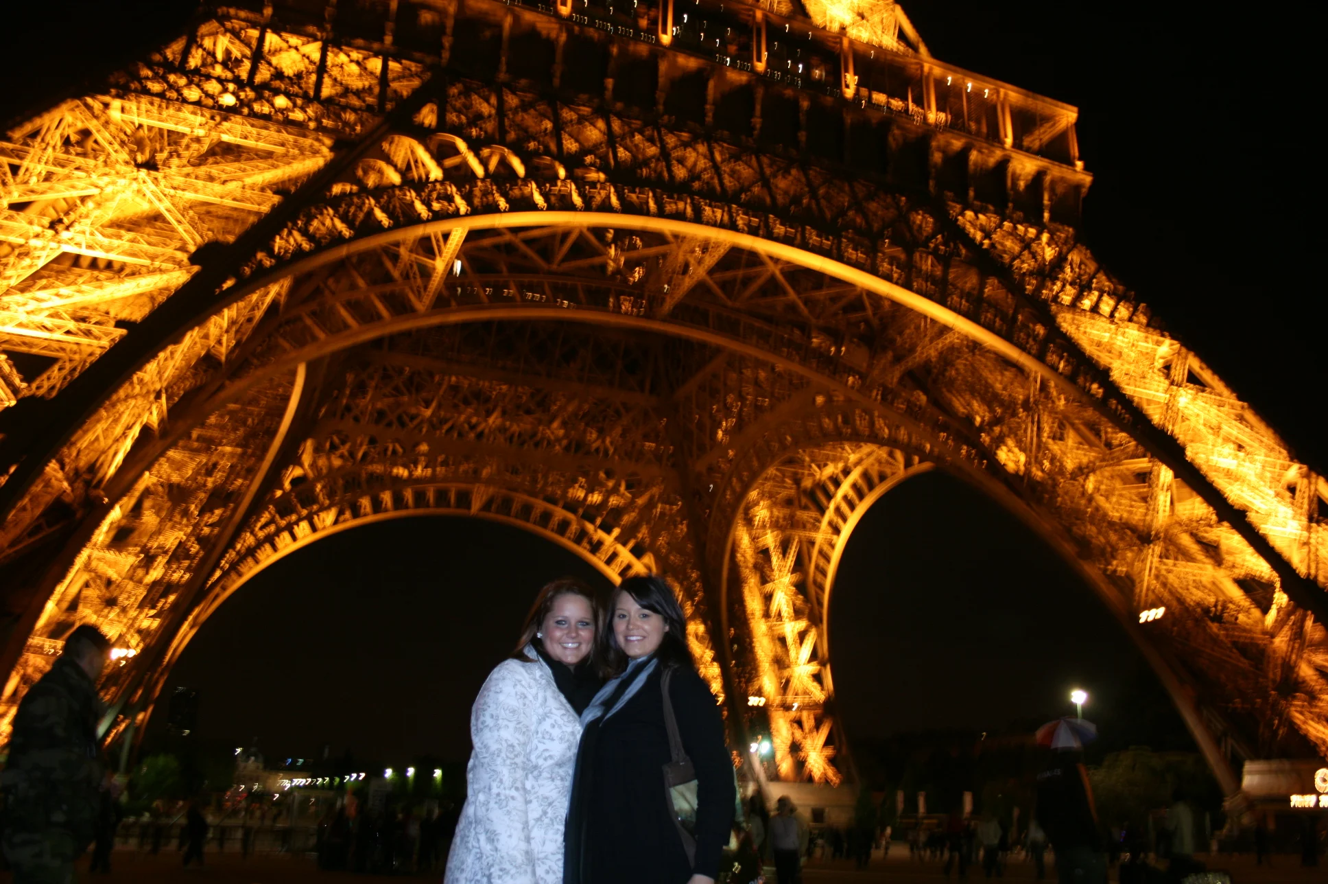 Chelsea and I at the Eiffel Tower during a study abroad trip junior year. Fact: Of the entire study abroad trip, we were the only two who went to the Eiffel Tower. What a missed opportunity for the rest of them... 