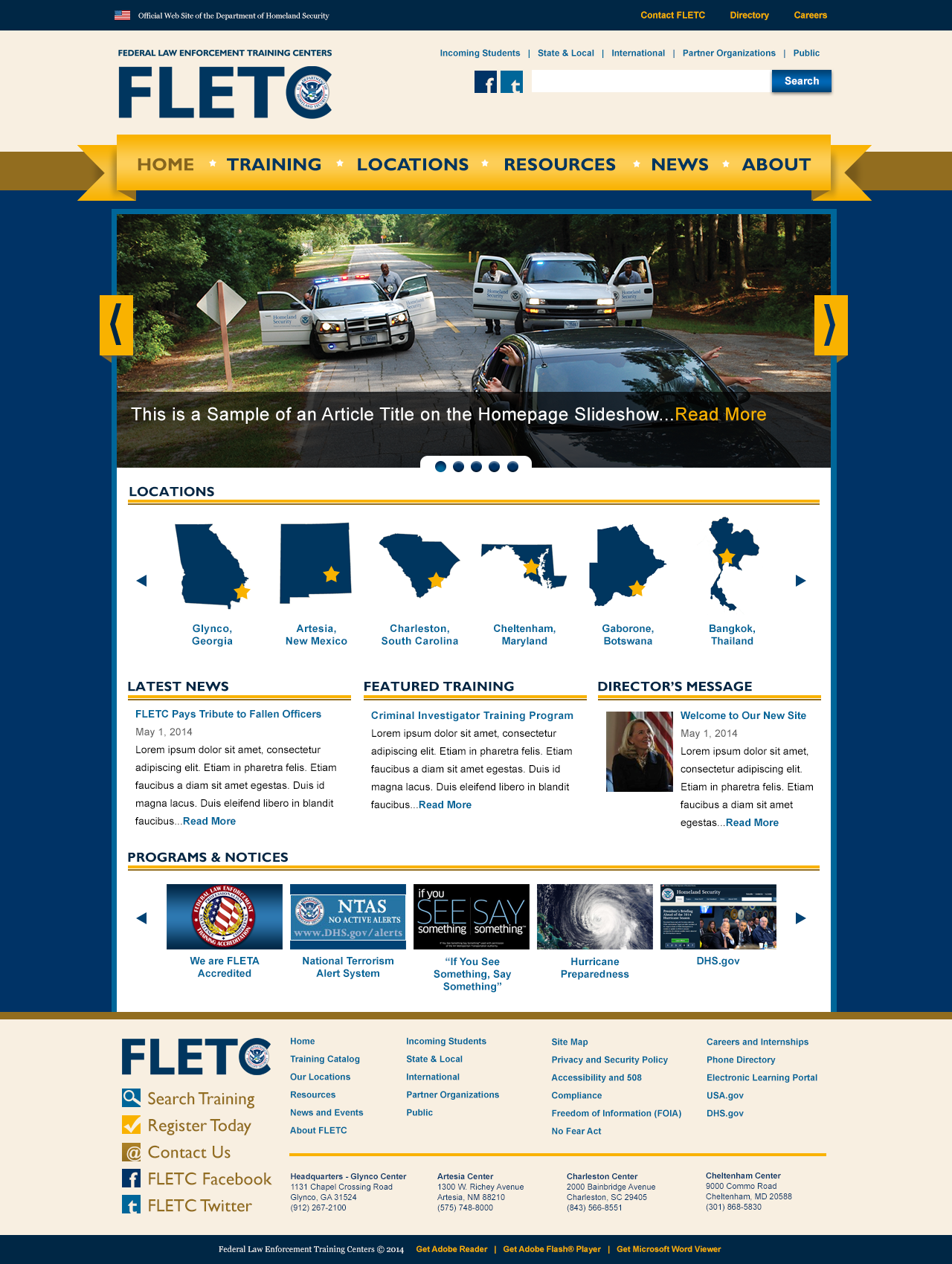Badge-Inspired Homepage
