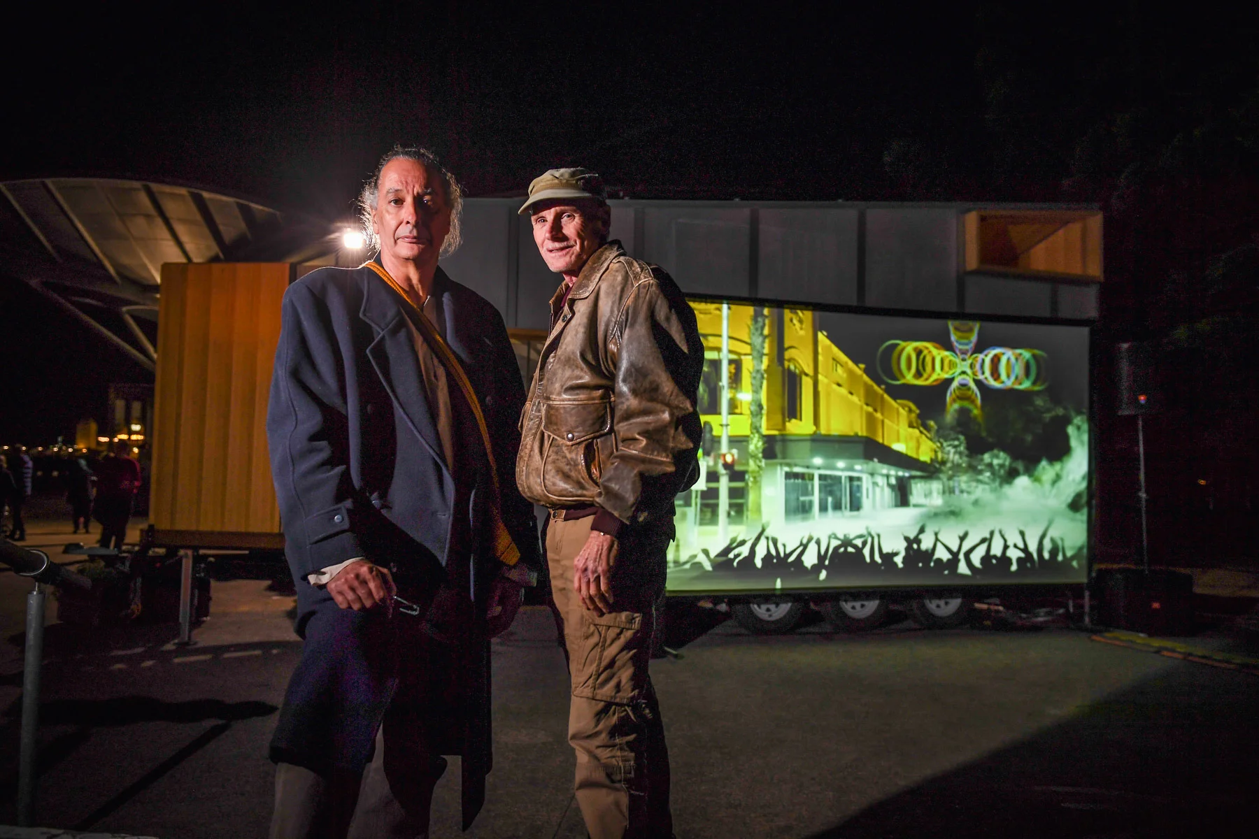 To the End of Time: David King, Joseph Stanaway. Photograph by Reg Ryan.
