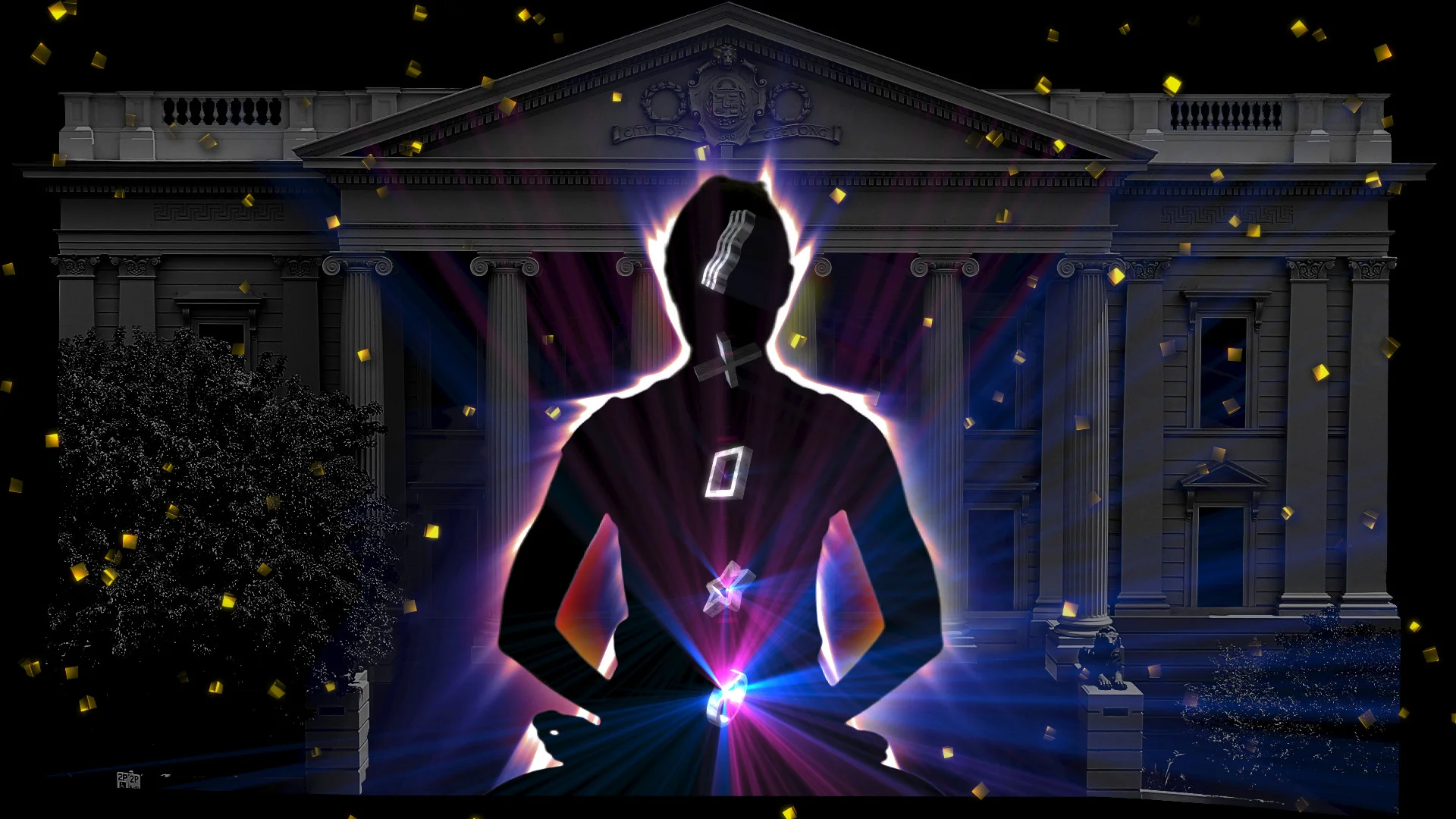 Alex Evans projection Journey into Inner Space
