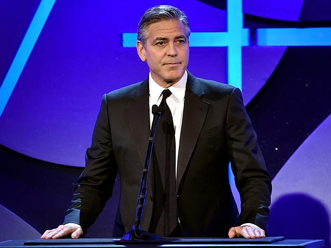 George Clooney’s tequila business, Casamigos, was immortalized in paint by Mason. The original piece is valued at $10,000; Clooney and Gerber each have $2,500 reproductions. Source: Getty Images