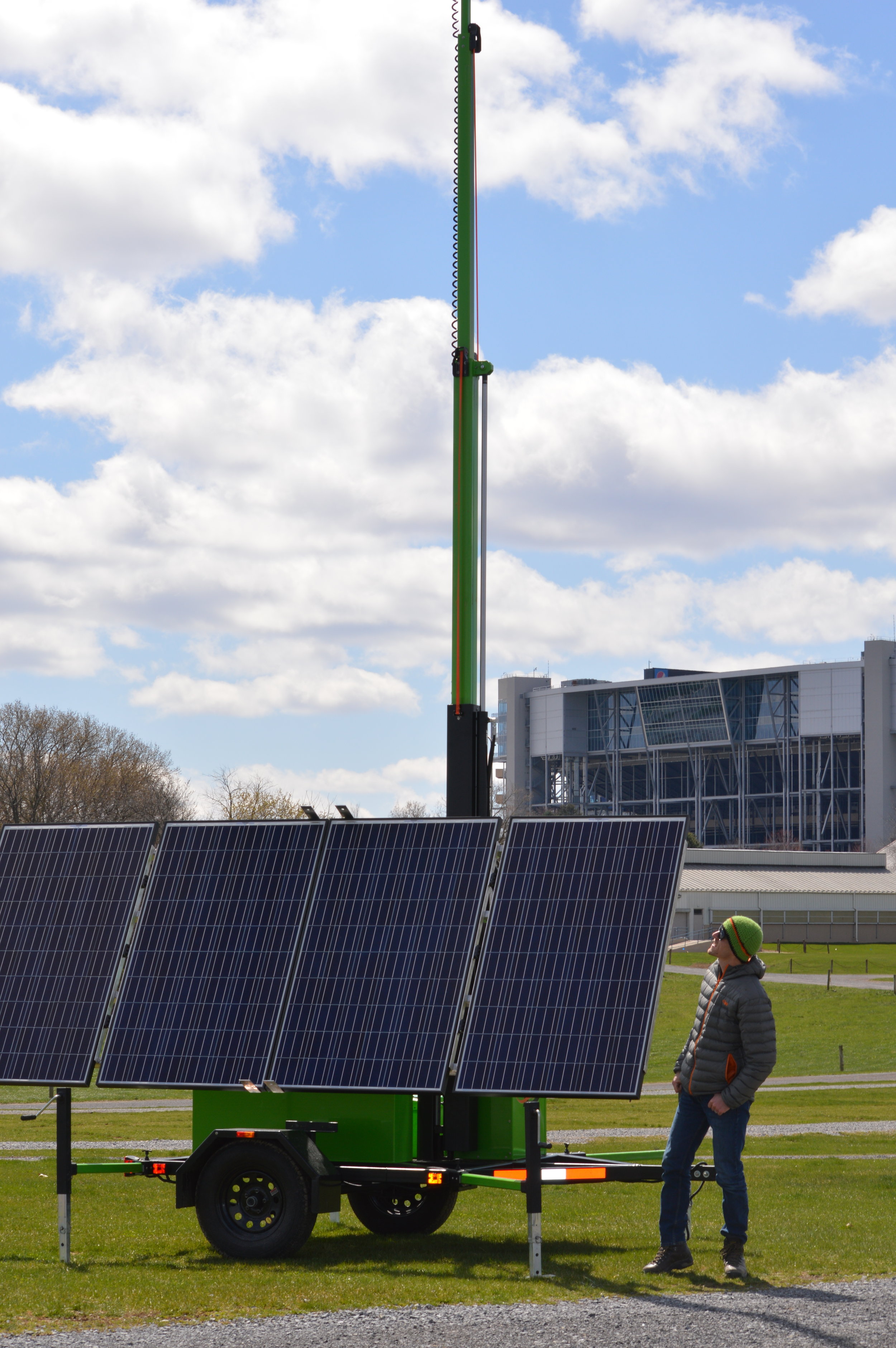 Dominight's Solar Hybrid LED Light Tower at Penn State University