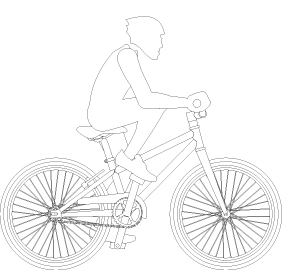 Crank length is too long ( source: bikeCAD )