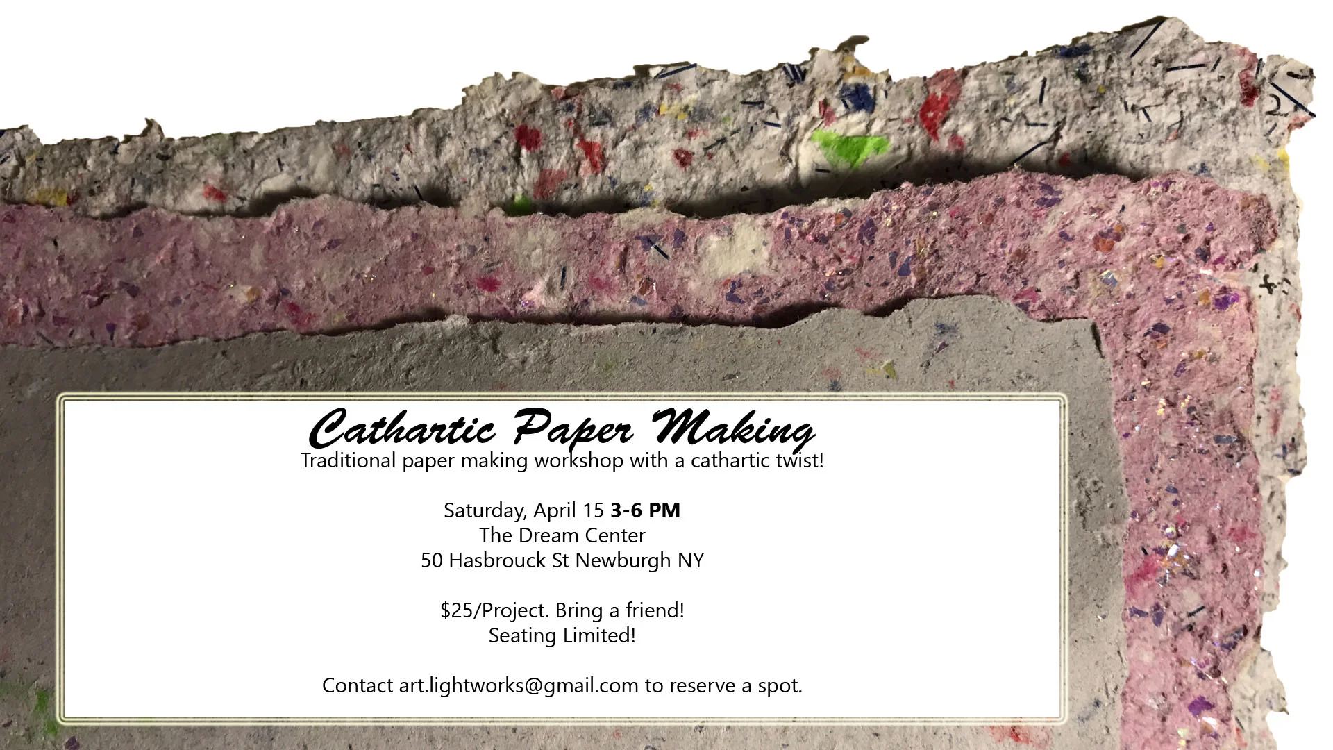 Cathartic Paper Making