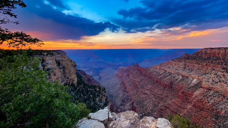 Sunsets Bliss, The Grand Canyon National Park Arizona Summer 2021, NORNSLIFE ART | DACD