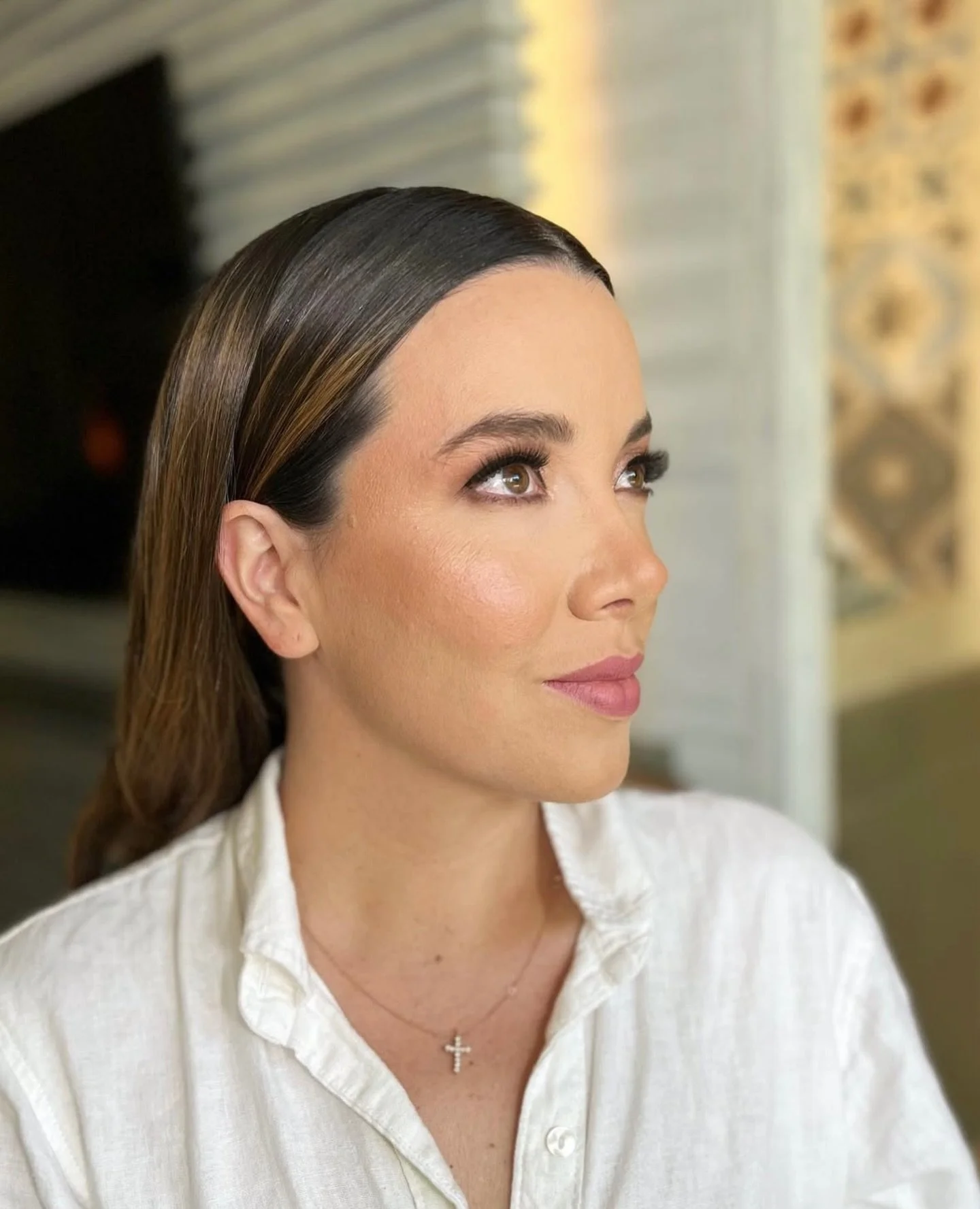 Beautiful makeup by one of our top artists for a wedding guest 
#makeup #beauty #destinationwedding #bridal #makeupartist