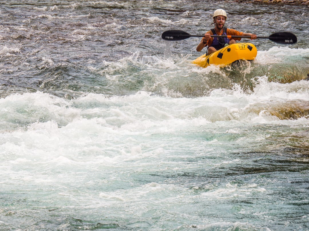 We ended up floating this rapid many times because it was so much fun - Photo: Luke Kantola