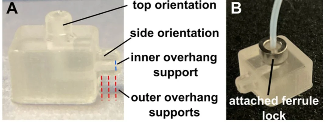 Better 3D printed microfluidic inlets