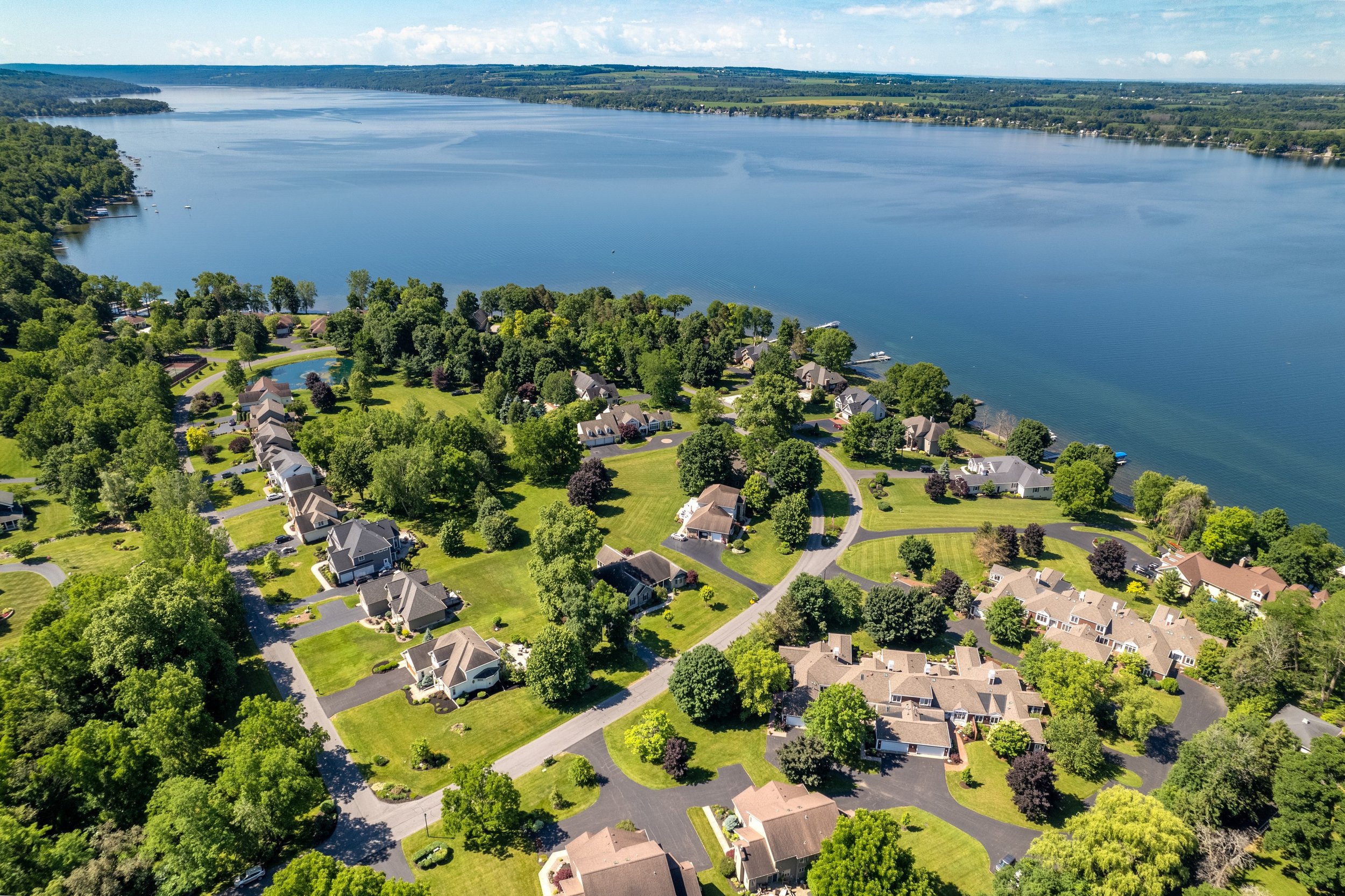 1 Aerial Photo of 167 Willowbrook Dr Auburn, NY Martin Point Owasco Lake Home For Sale House Listed b.JPG
