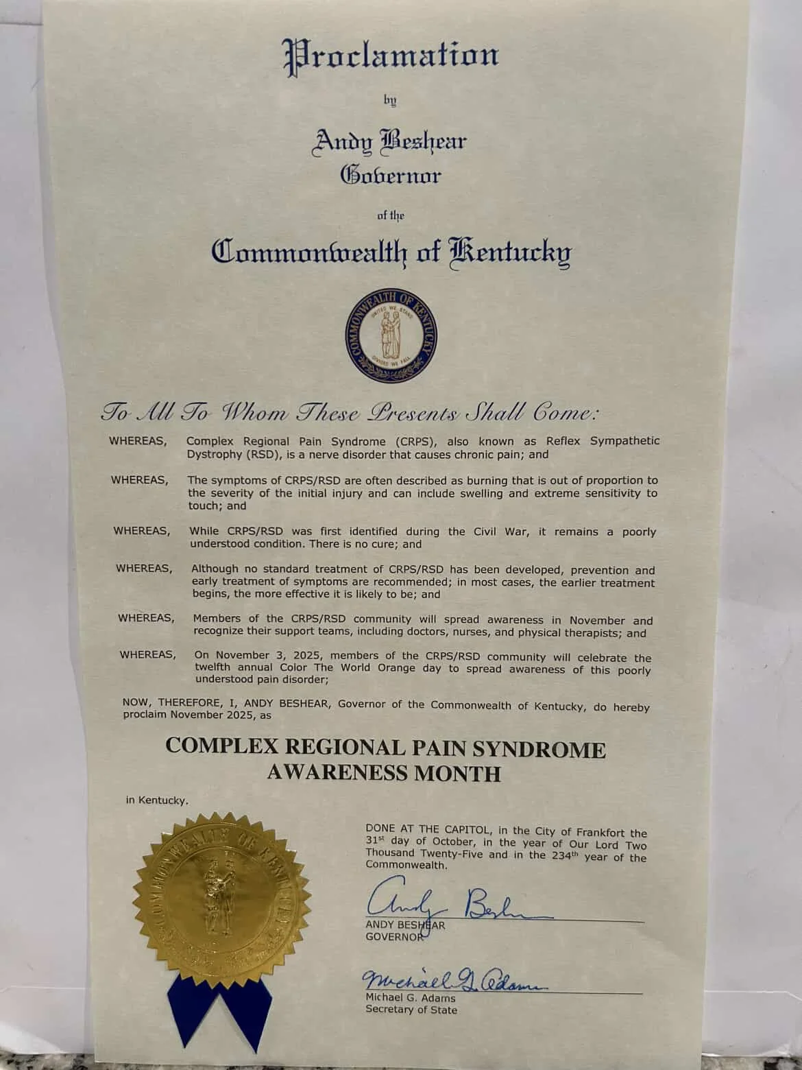 kentucky2025proclamation.JPG