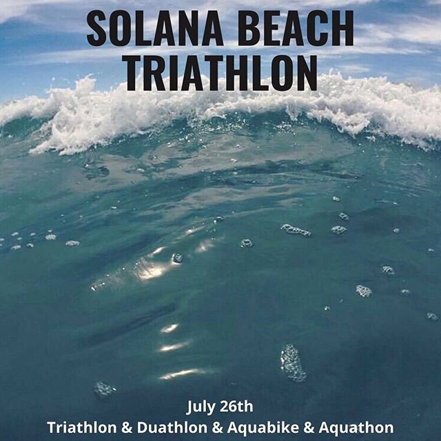 Solana Beach Triathlon- July 26th ⠀⠀⠀⠀⠀⠀⠀⠀⠀⠀⠀⠀ ⠀⠀⠀⠀⠀⠀⠀⠀⠀⠀⠀
🌊 Don&rsquo;t let an ocean swim keep you from competing in this iconic location. 💪🏽💪🏽
~We have resources for you to conquer your fears~ ⠀⠀⠀⠀⠀⠀⠀⠀⠀⠀⠀⠀ ⠀⠀⠀⠀⠀⠀⠀⠀⠀⠀⠀
🌊Ocean Swim supported by