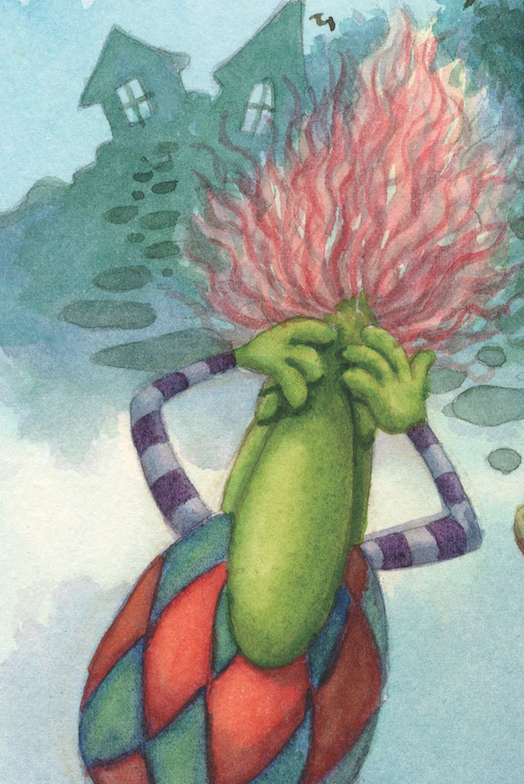 No peeking Greenie Beenie!