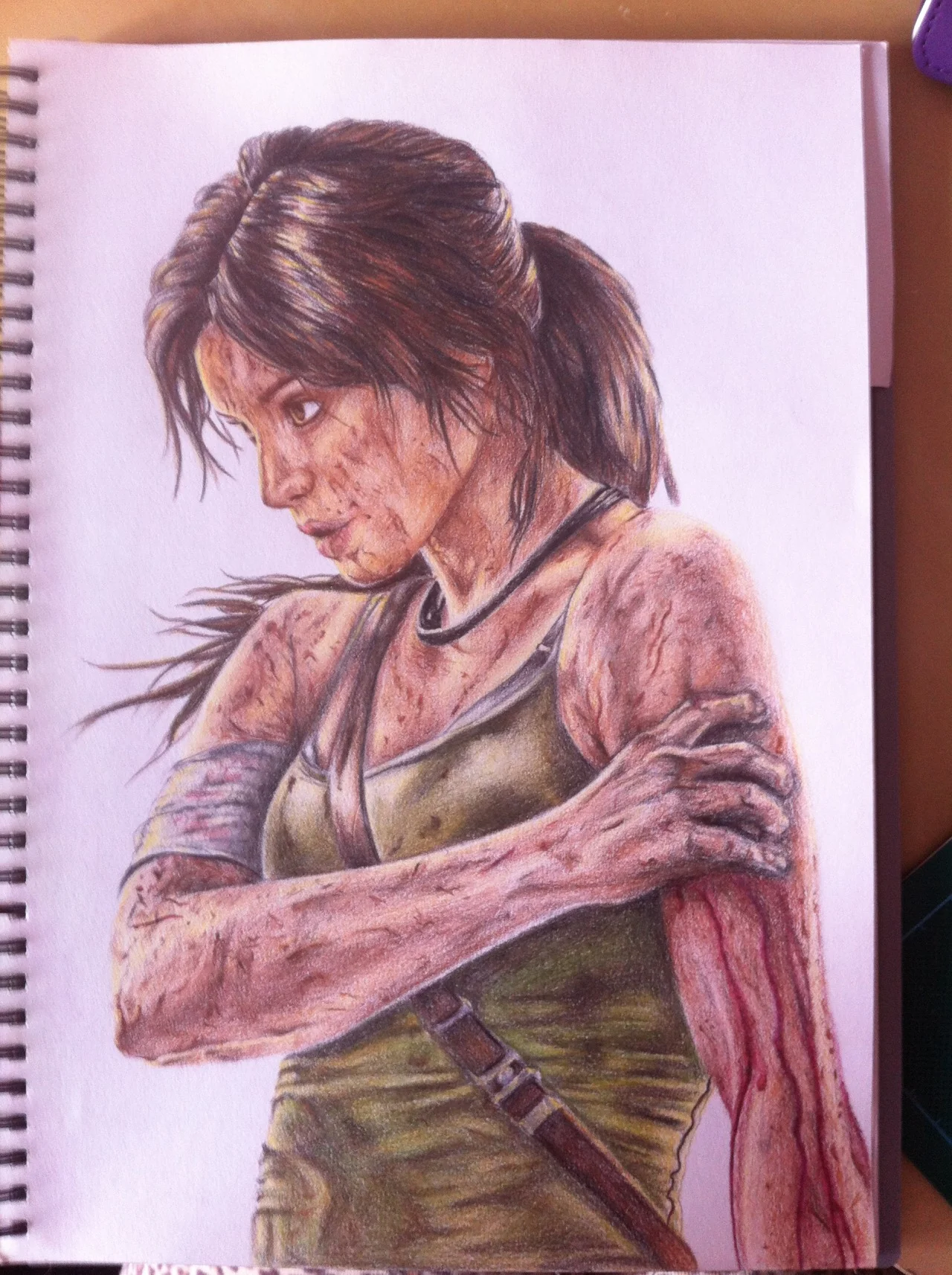 jadejonesart:The portrait of Miss Croft is finished, now all that’s left to do is work on the background.
www.etsy.com/uk/shop/JadeJonesArt