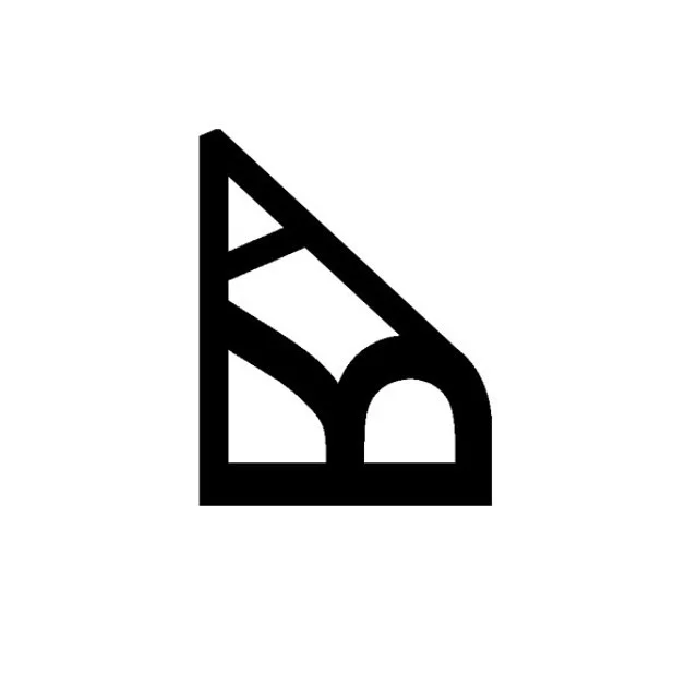 Here’s the #logo in #blackandwhite. I’m kinda liking the #monotone #look, Whaddya think? #rebranding #remix #getitdone #mr_rey1011 #feedback #initials #angles #curves