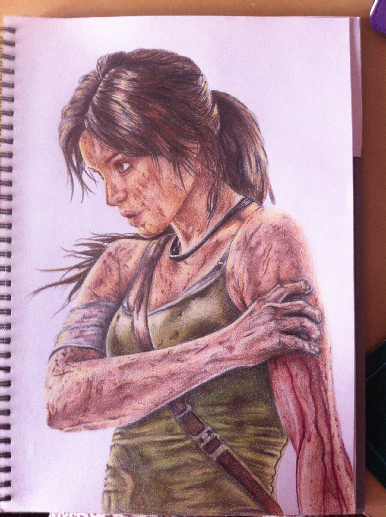 jadejonesart:The portrait of Miss Croft is finished, now all that’s left to do is work on the background.
www.etsy.com/uk/shop/JadeJonesArt