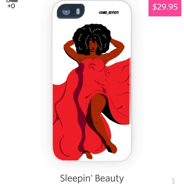 "Sleepin’ Beauty" #white #phonecase for the #iphone5 #iphone5s. Check out my store at merchfactory.com for more, search mr-rey1011. #merchfactory #mr_rey1011