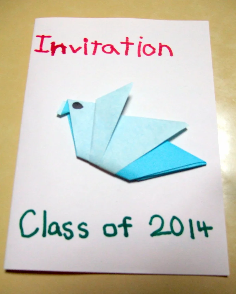 One of last year's handmade invitations.