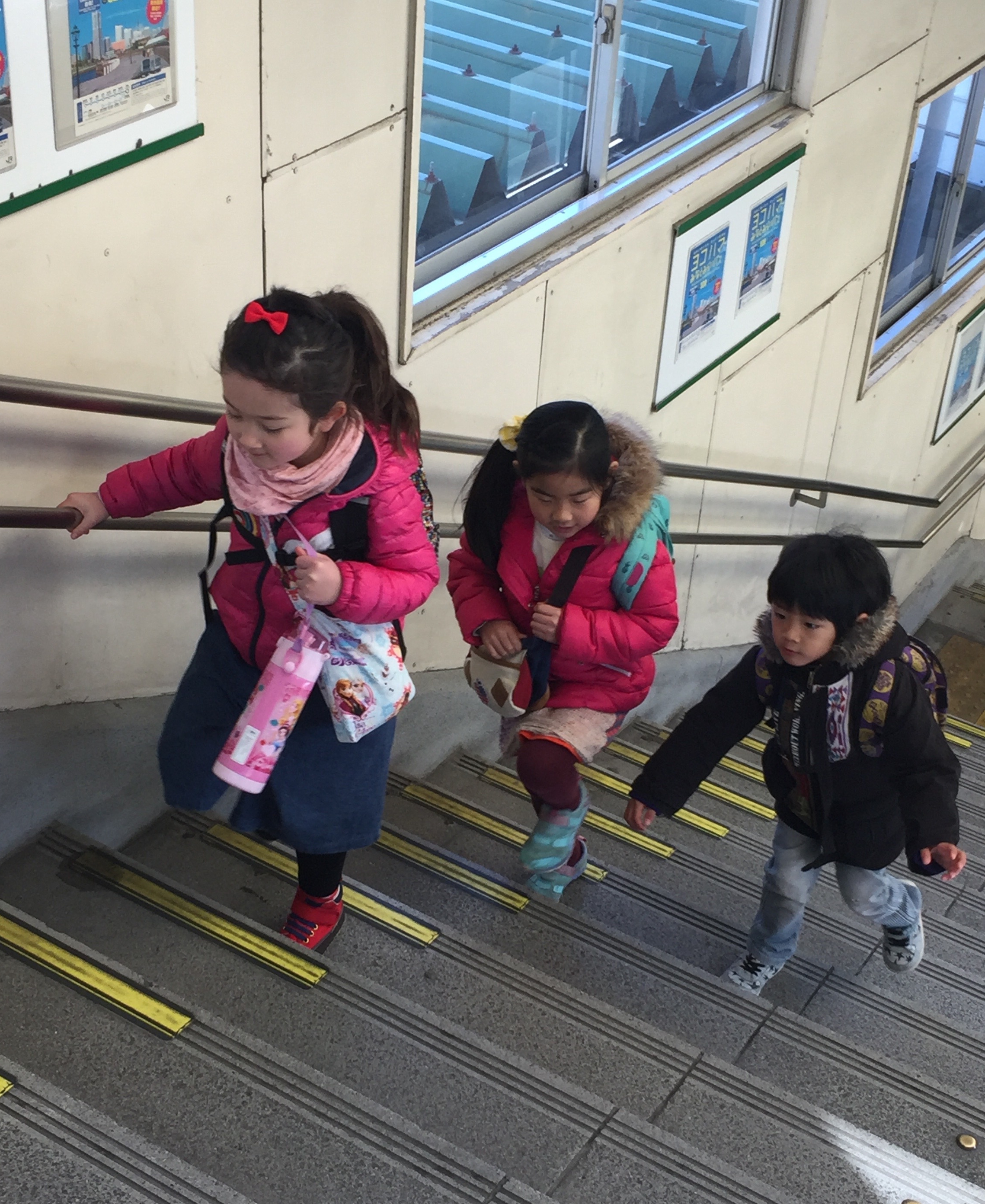 Taking the train to the Science Center