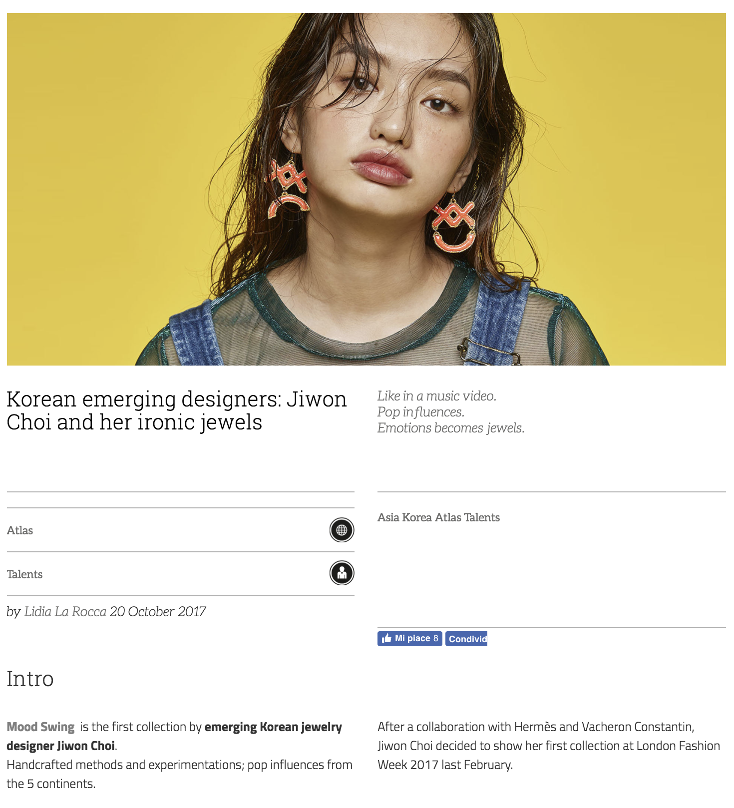 FASHION ATLAS MAGAZINE, MILAN, OCTOBER, 2017