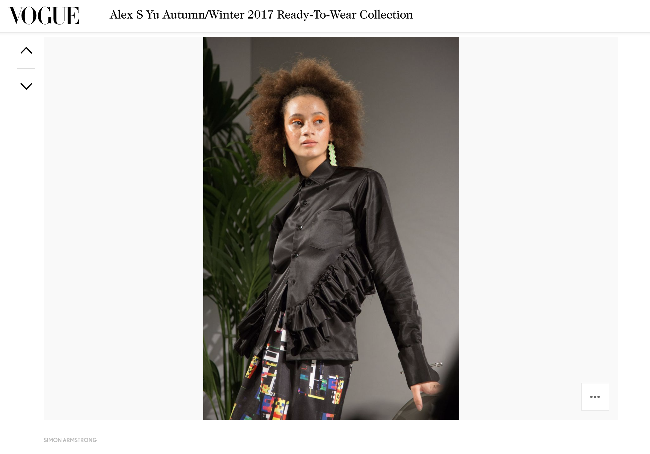 LONDON FASHION WEEK (ALEX S. YU x JIWON CHOI Collaboration), VOGUE, LONDON, 2017