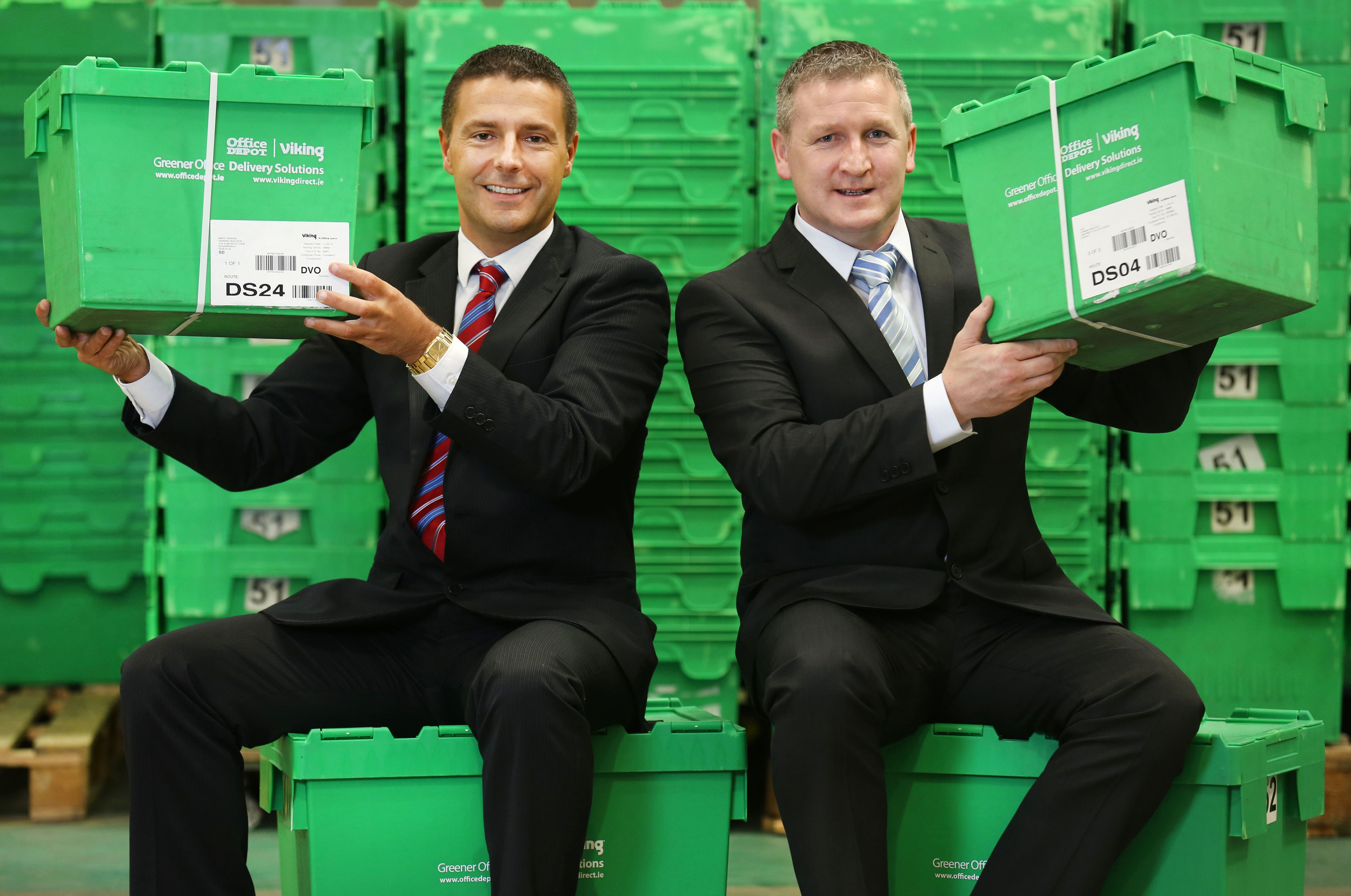  Michael Walby, Sales Director and Jason McCourt, Logistics Manager of Office Depot Ireland 