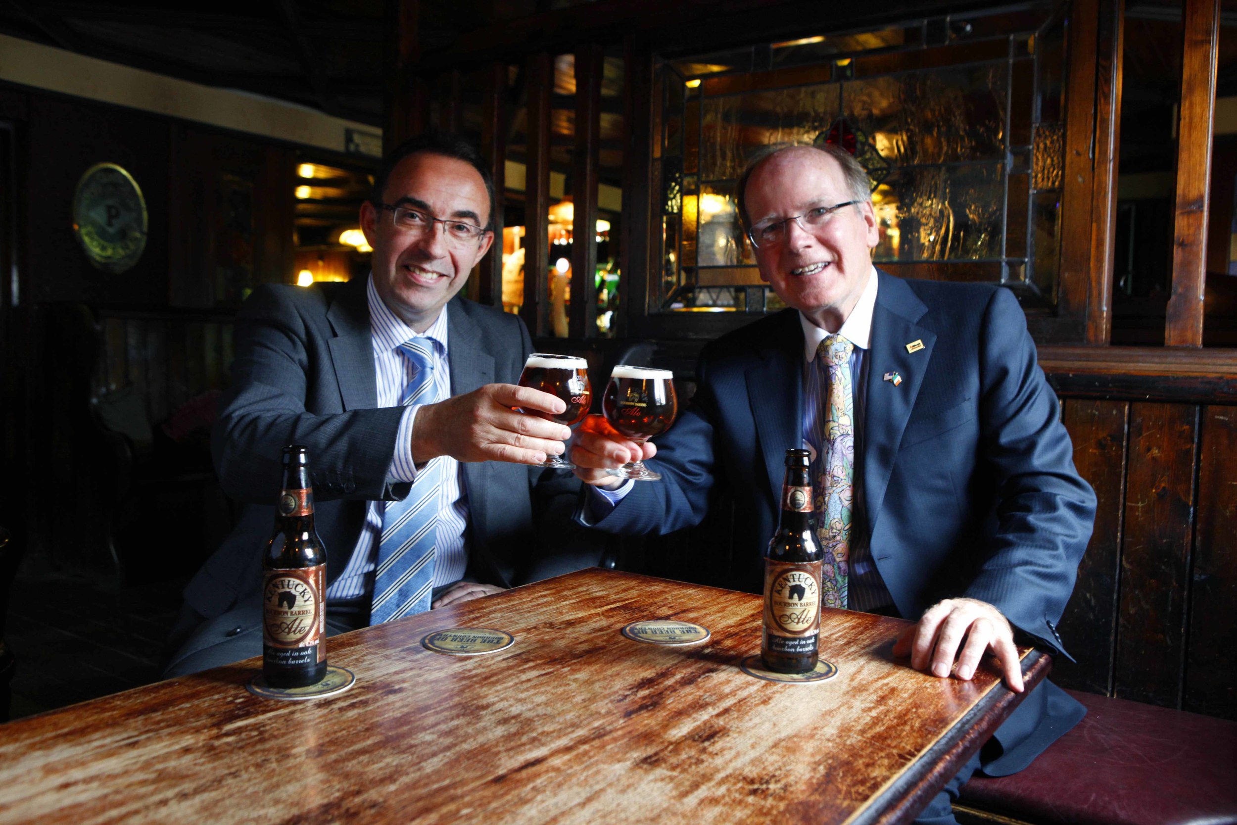  Launch of Kentucky bourbon barrel ale, by Alltech and Carlow brewing company 