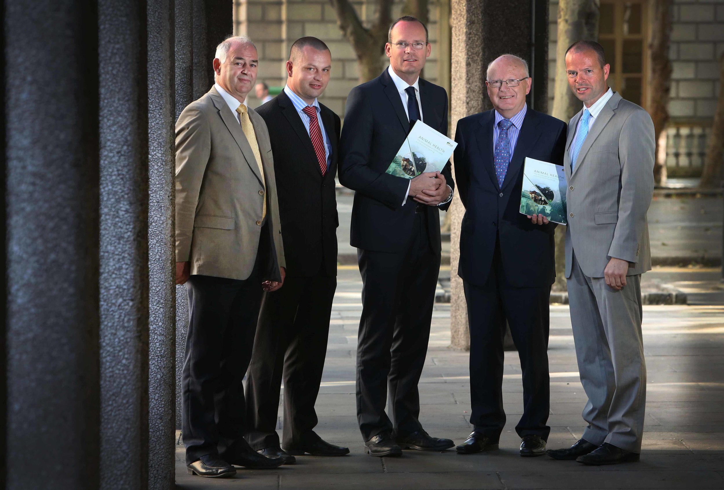  launch of the Animal Health Ireland (AHI) animal health conference with Minister for Agriculture Simon Coveney 