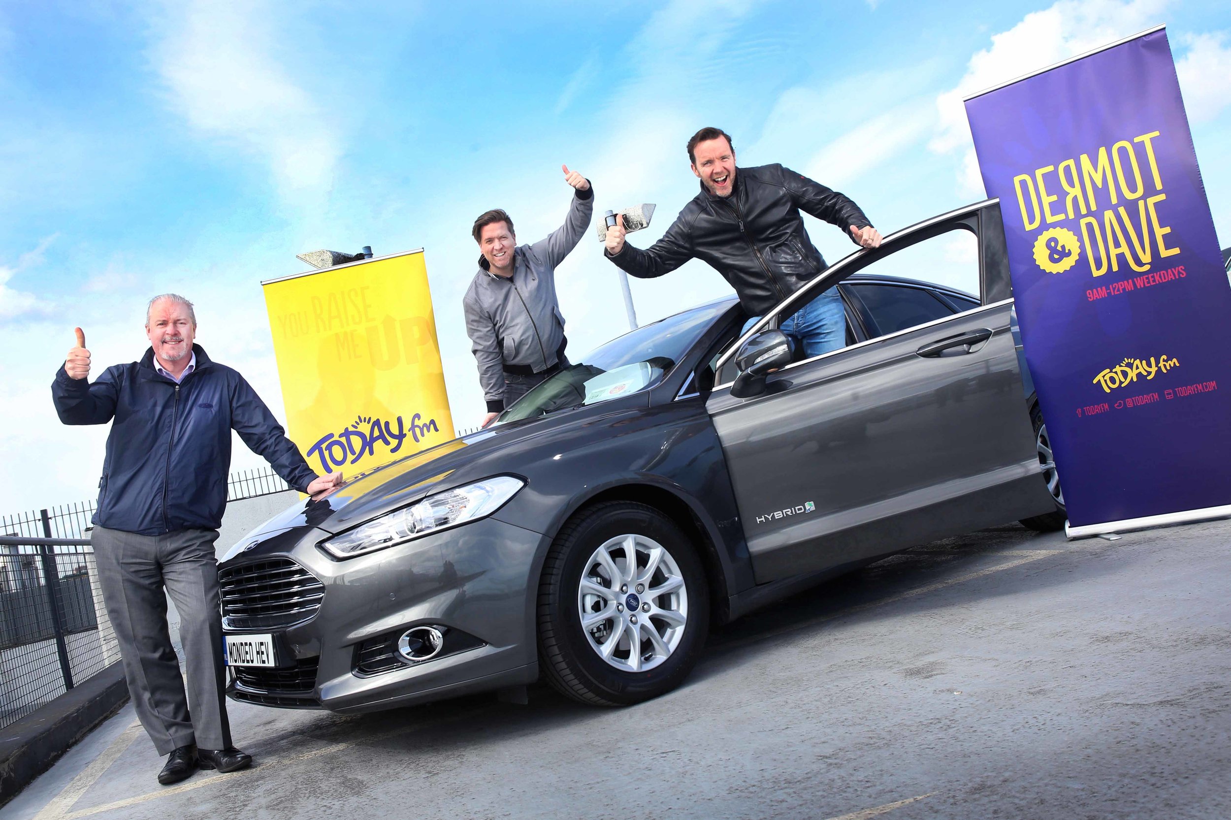  Ciarán McMahon, Chairman and Managing Director of Ford Ireland, announces Ford as title sponsor of the hugely popular Dermot &amp; Dave Show on Today FM. 