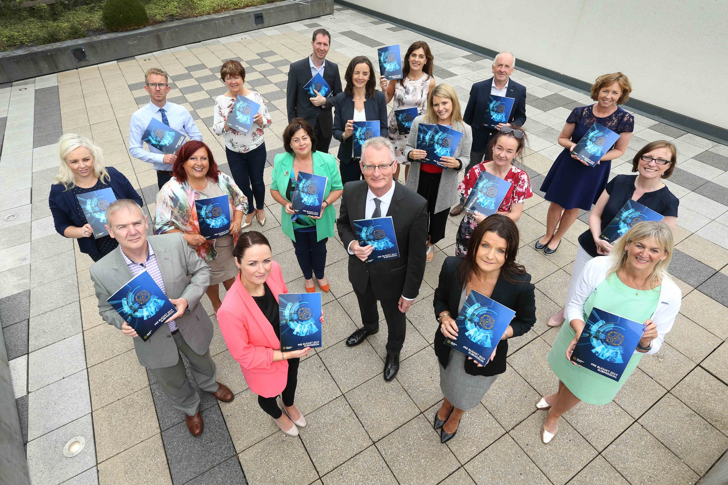  Members of the Chamber Network from all over Ireland, launch their Pre-Budget Submission 2019.   