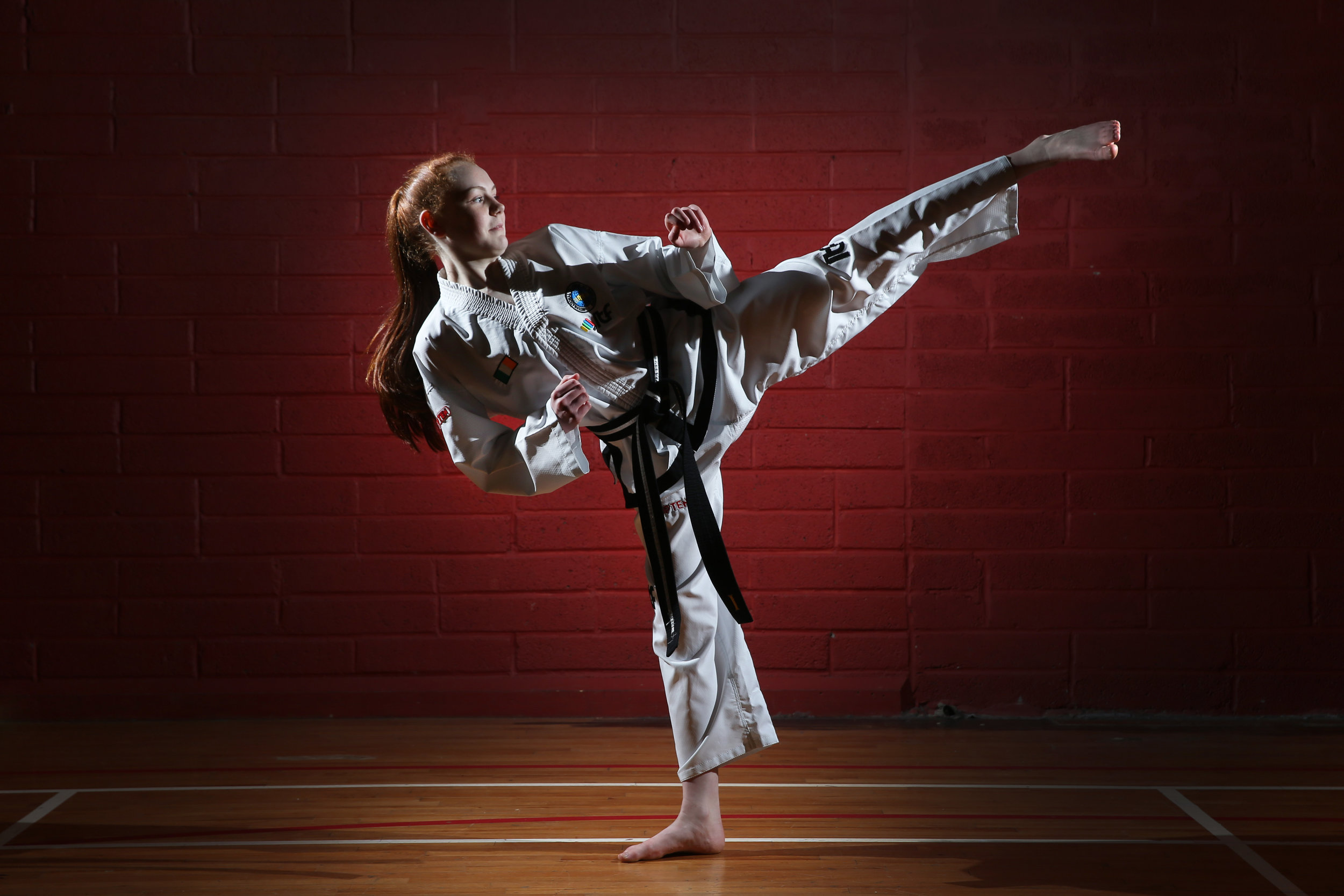  Taekwon-do champion Isabel Lehane. 