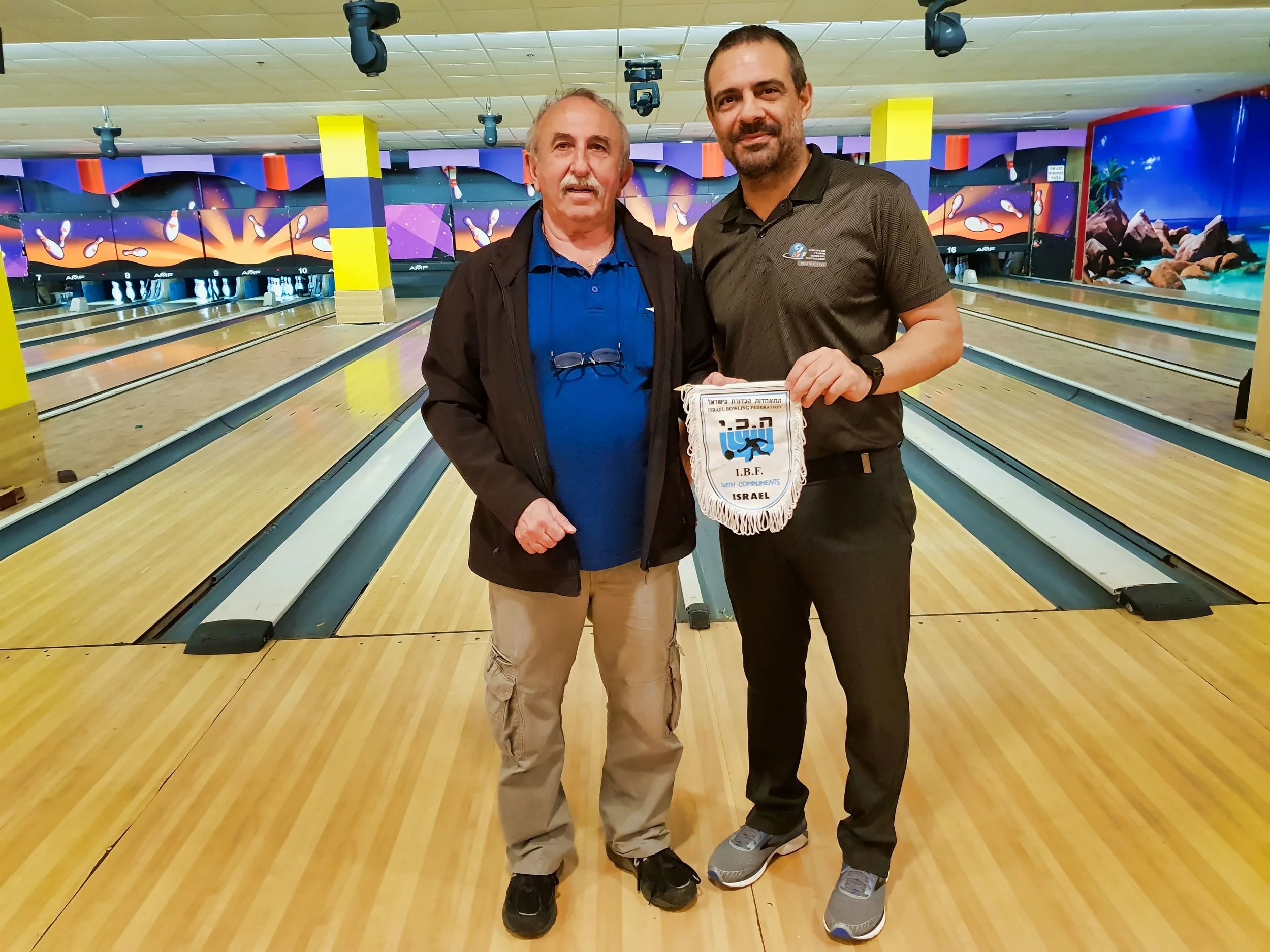 IBF President Arie Fisher and ETBF Instructor Costas Mitsingas