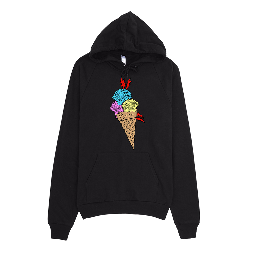 brrr ice cream hoodie