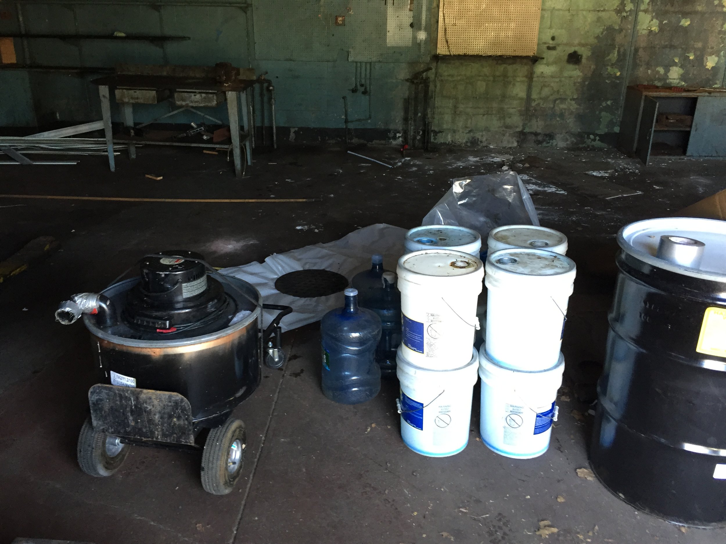  Asbestos removal process 