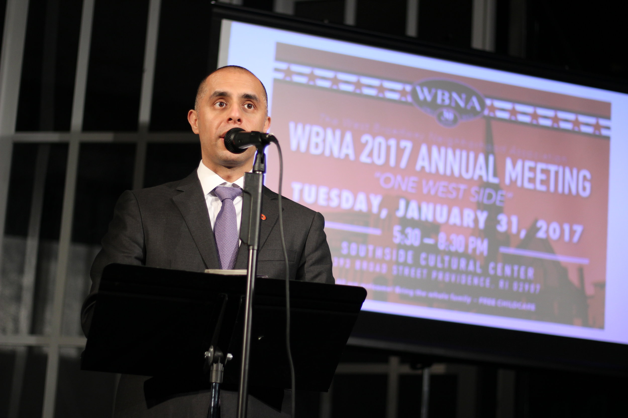  Mayor Elorza talks about the state of the City and of his  One Providence  initiative 