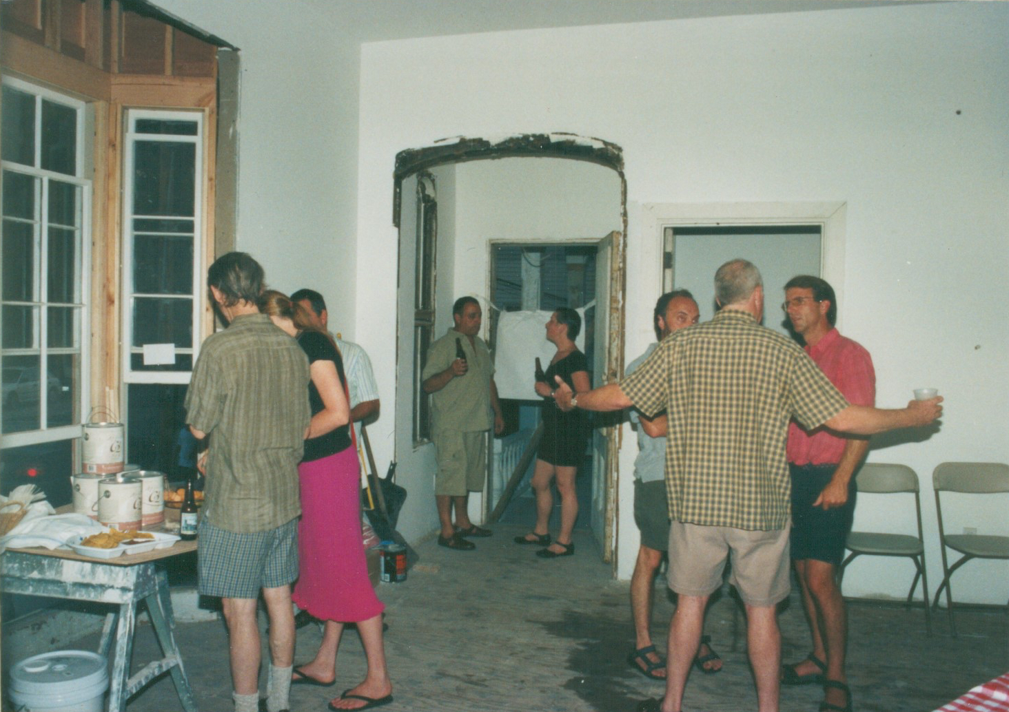  Pre-renovation party, 2002 