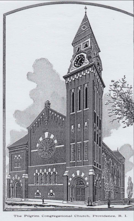  The original building: Pilgrim Congregational Church, built c. 1870 