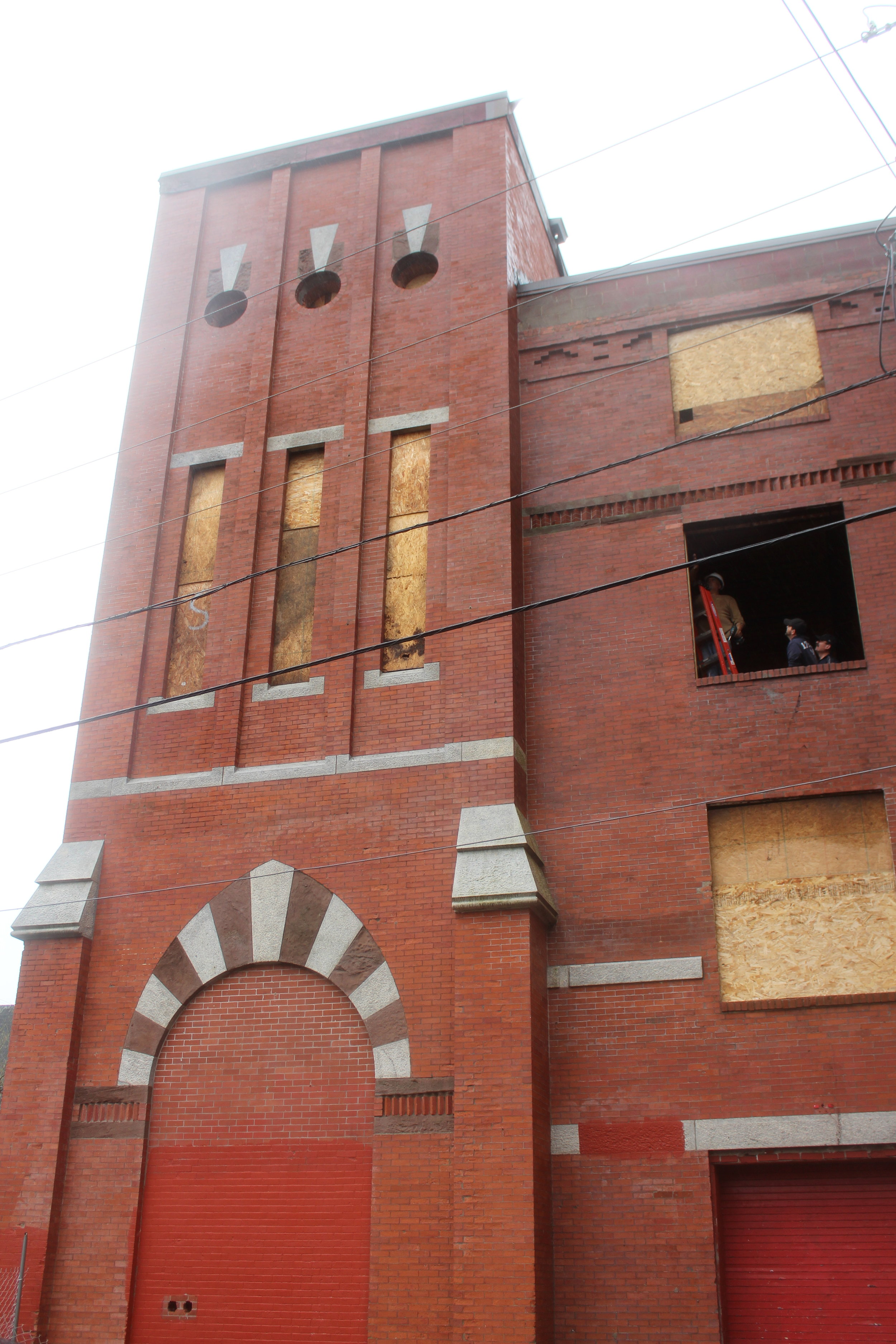  The steeple from Powhatan Street 