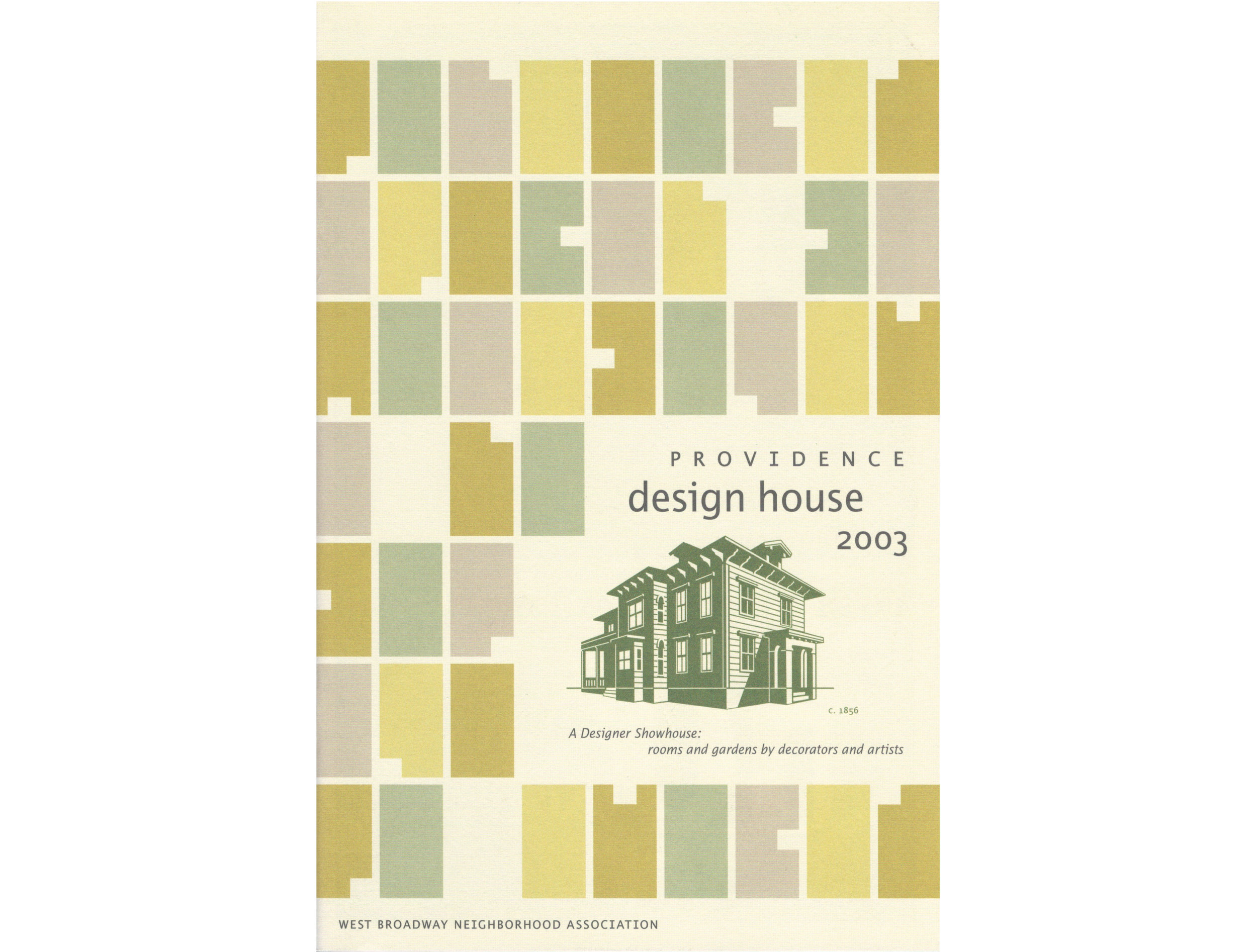  Program cover for  Providence Design House, 2003  