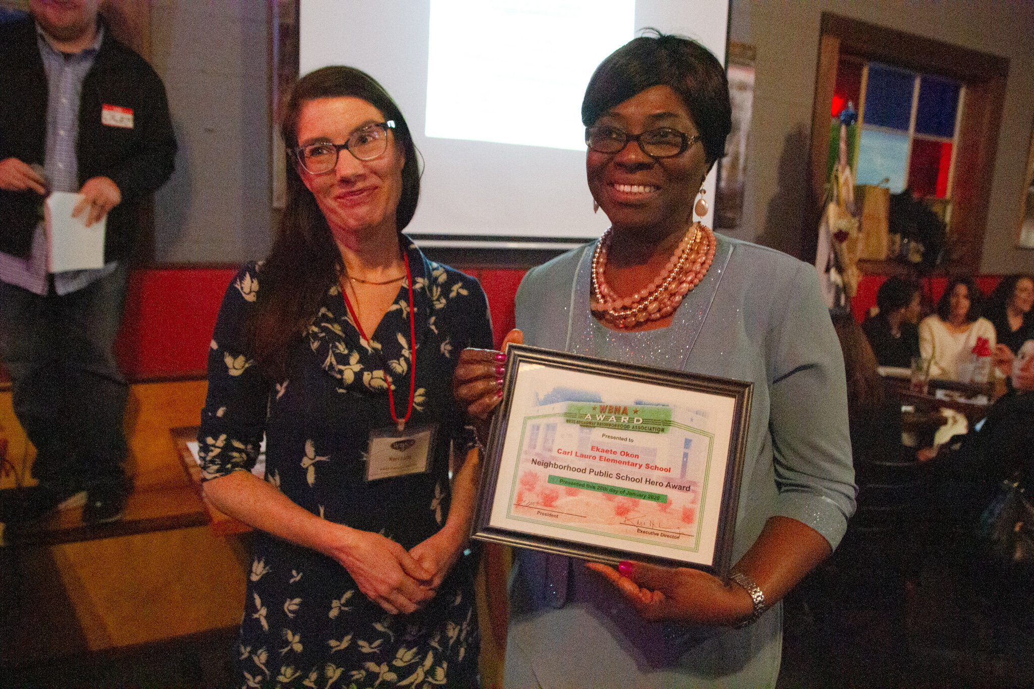  Neighborhood Public School Hero Award: Ekaete Okon of Carl Lauro Elementary School Photo credit: Rebecca Atwood 