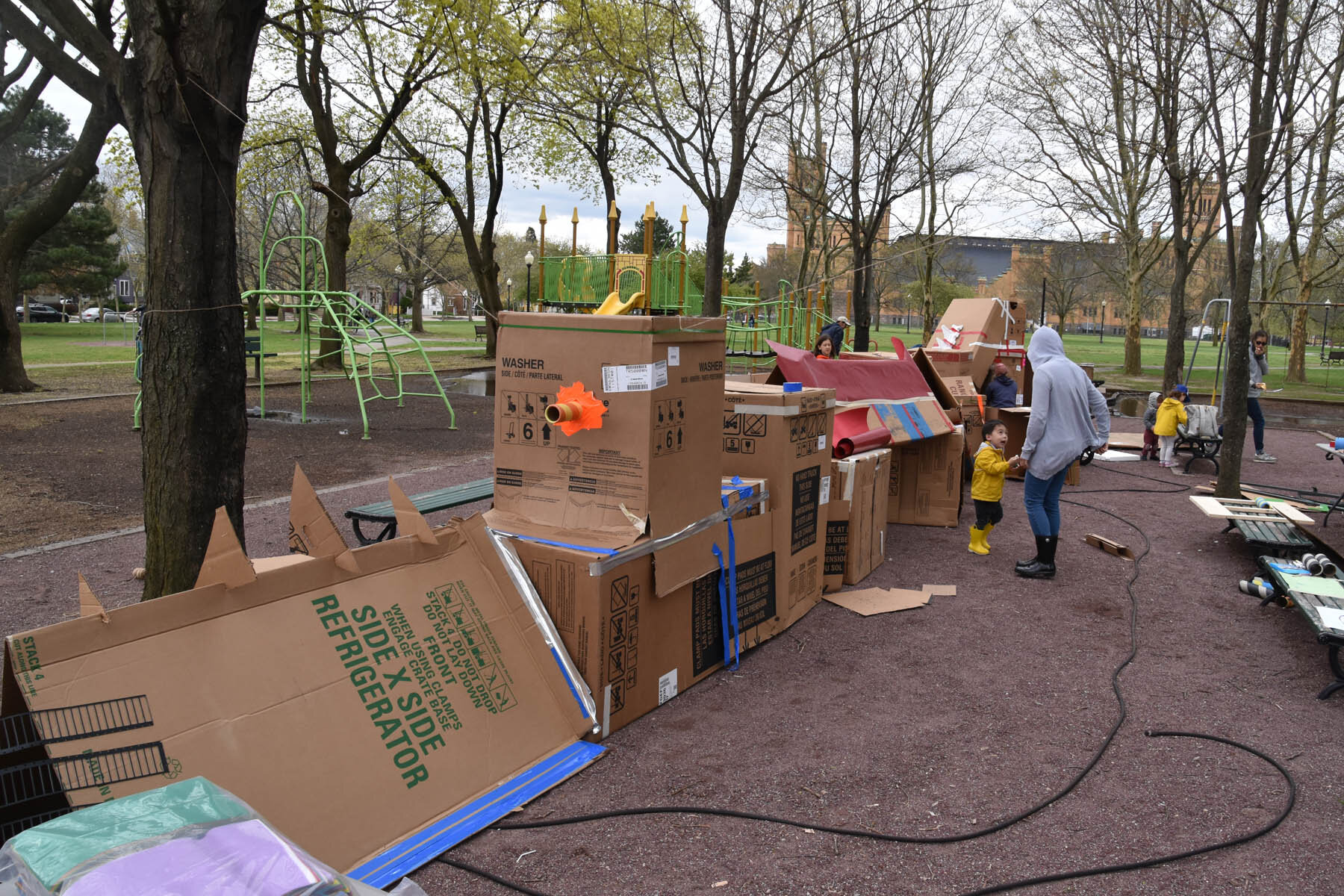  Build a Dragon workshop at the 2019 Spring Cleanup with the Toddler Lot Ad Hoc and WBNA Parks Committees 