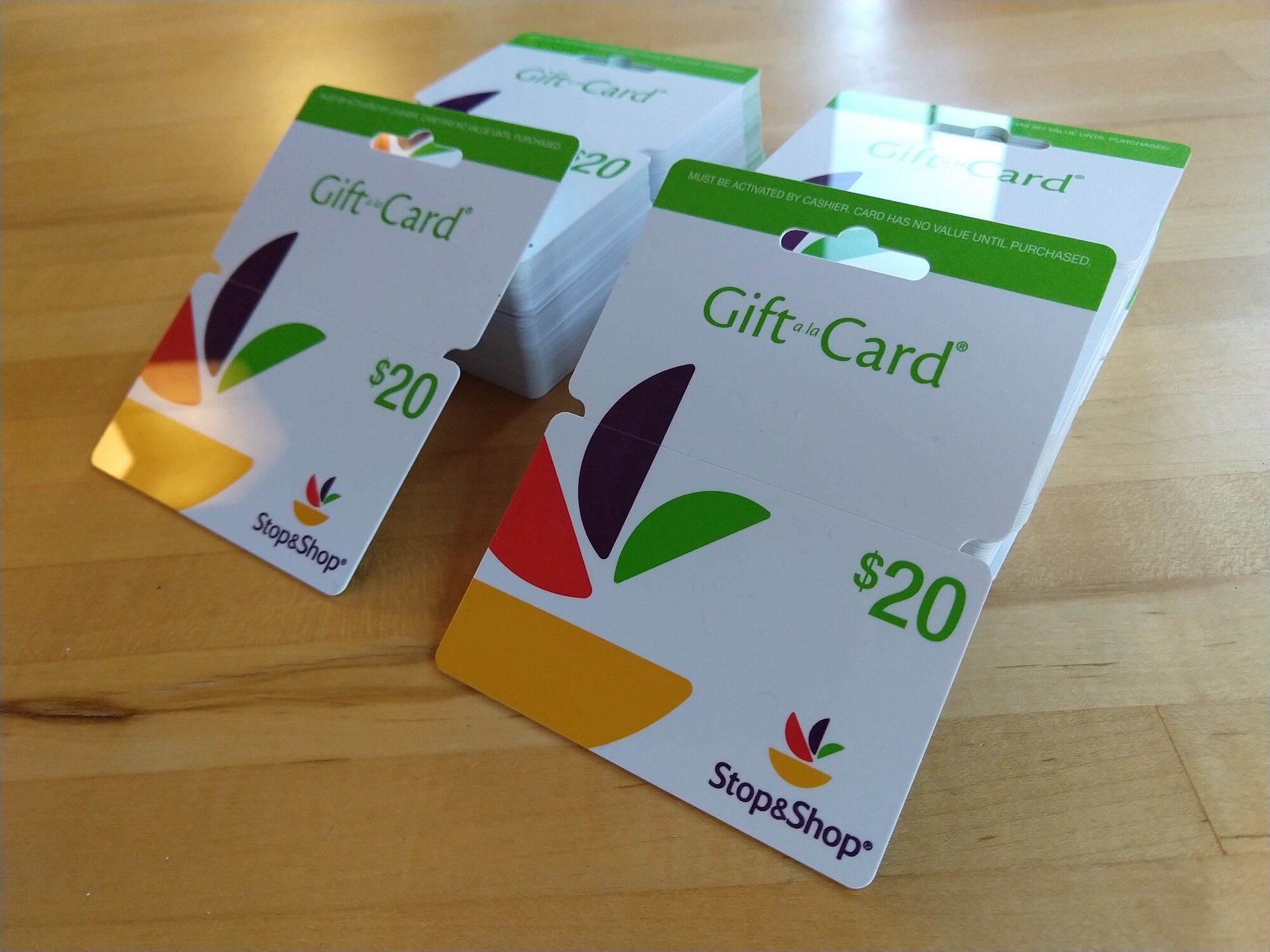  100s of gift cards were distributed to neighbors in November and December 