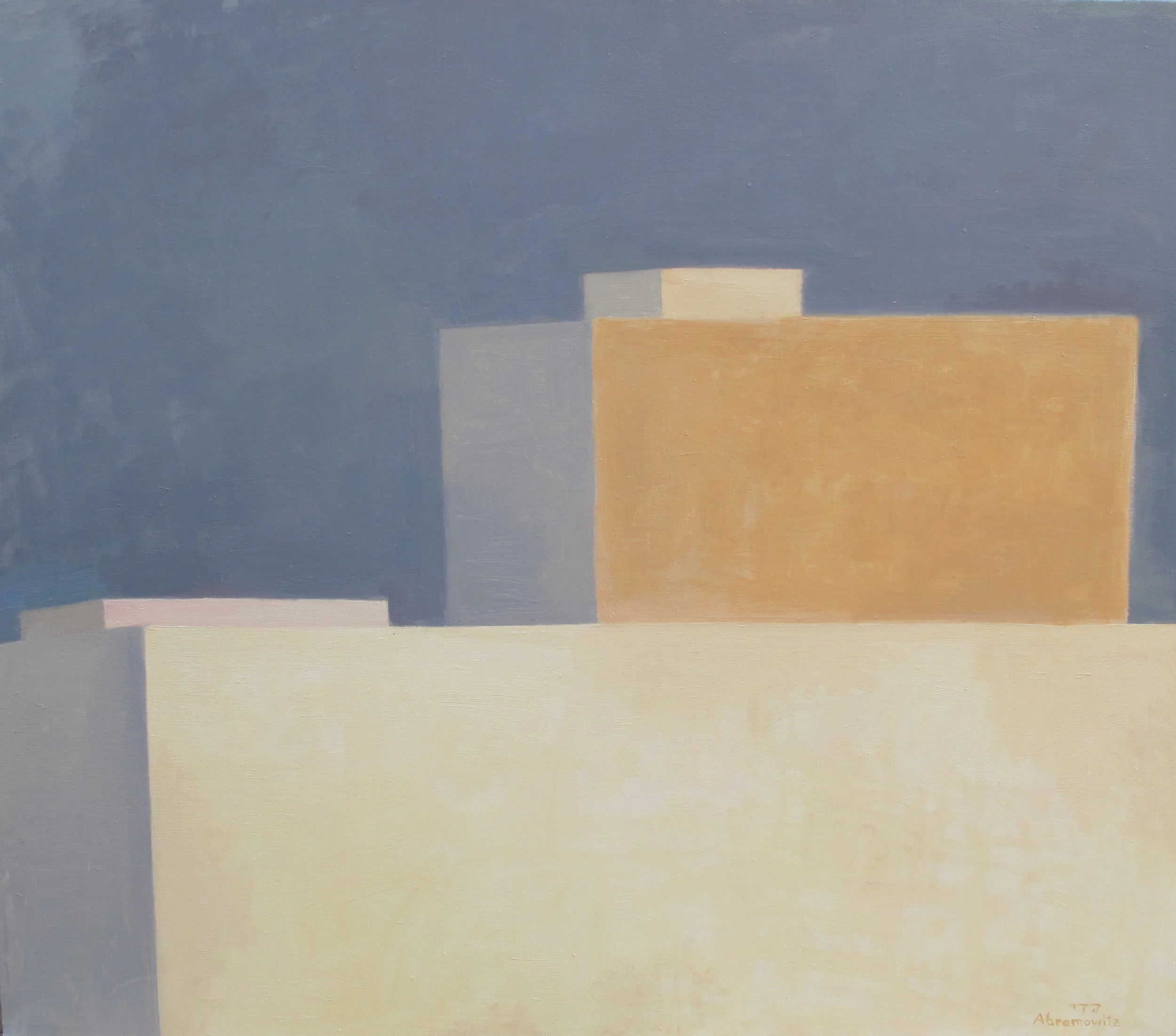 Apartment Block II 70 x 80 oil on linen